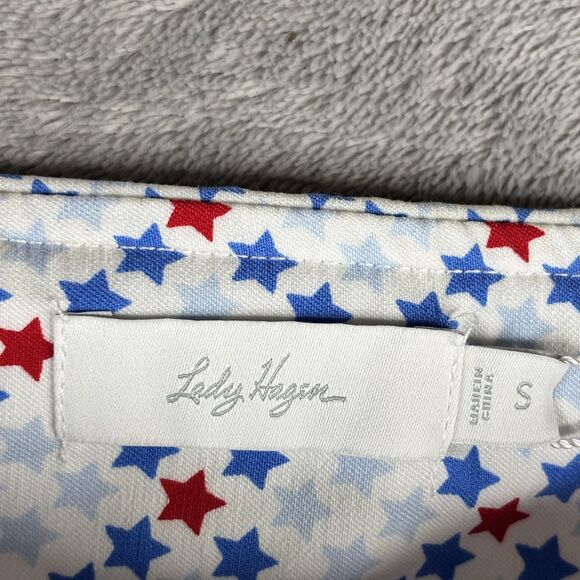Lady Hagen Skort Womens Small Red Blue Star Multi Plaid Tummy Control Golf - Picture 7 of 12